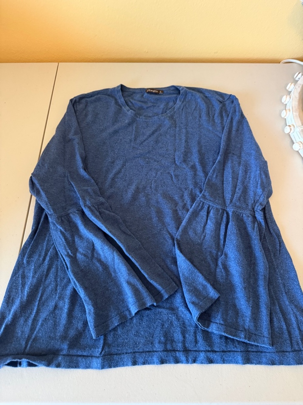 J. McLaughlin Blue Bell Sleeve Knit Top